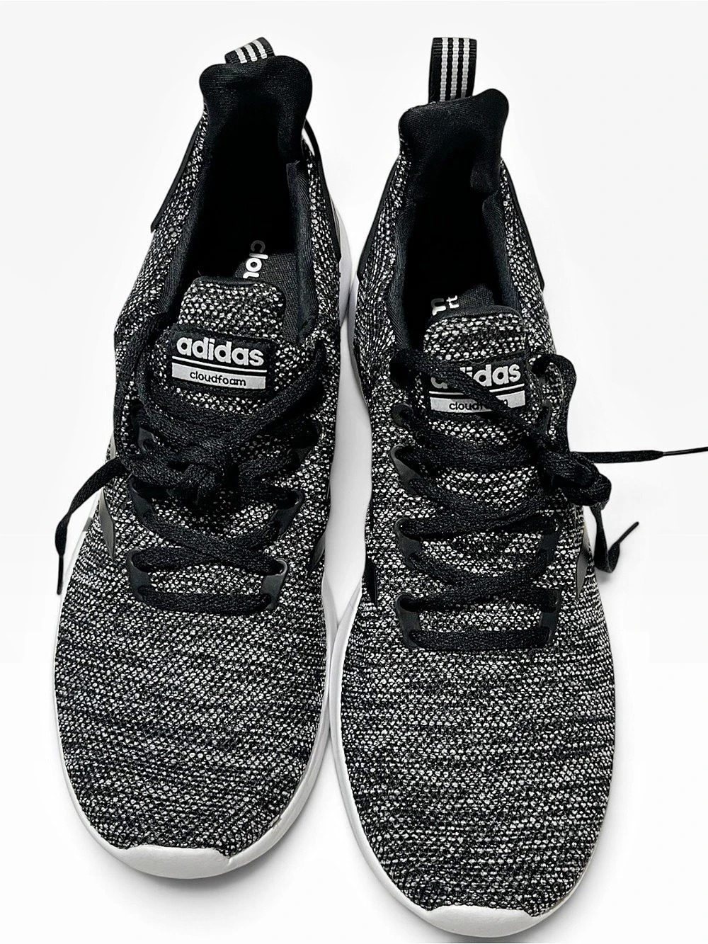 adidas Cloudfoam Athletic Shoes Black & White US 11 New